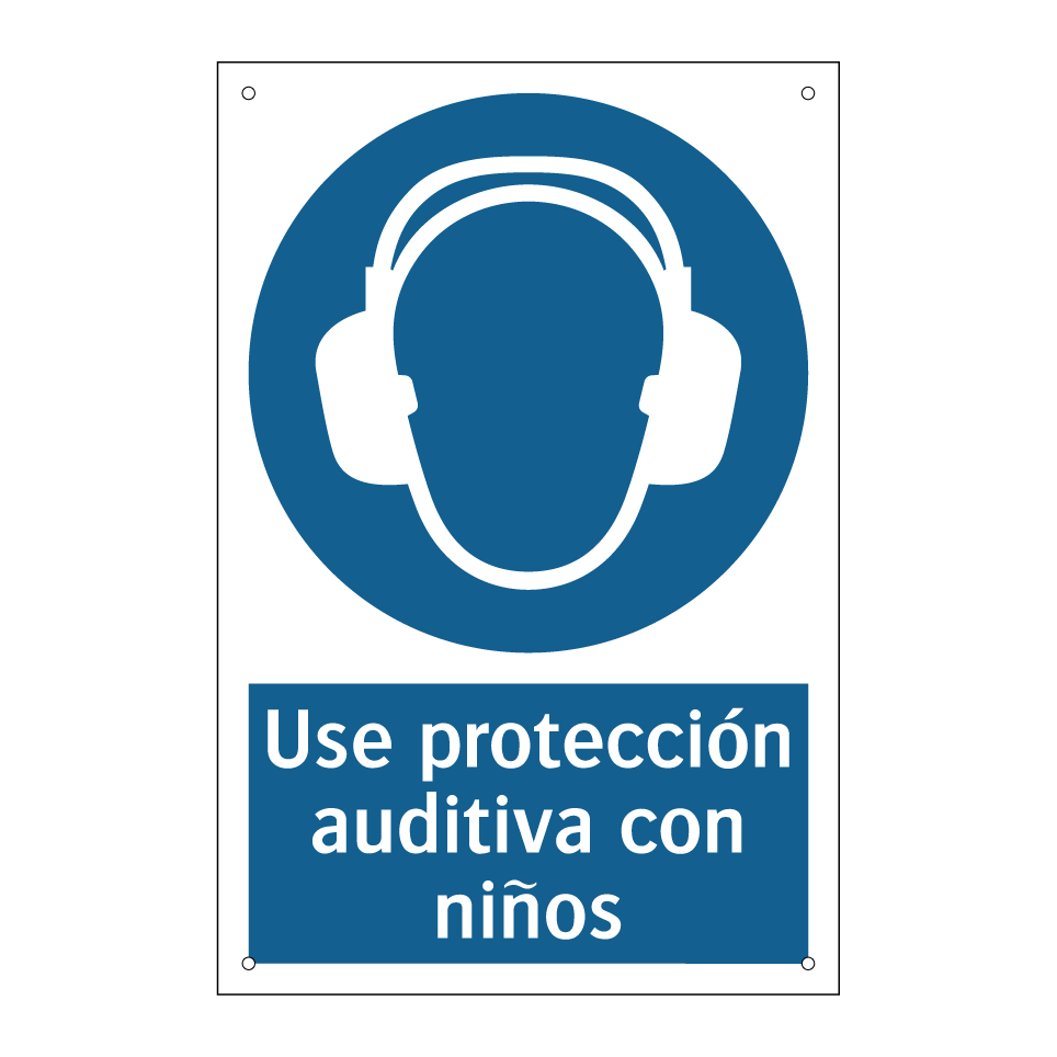 Use protección auditiva con niños