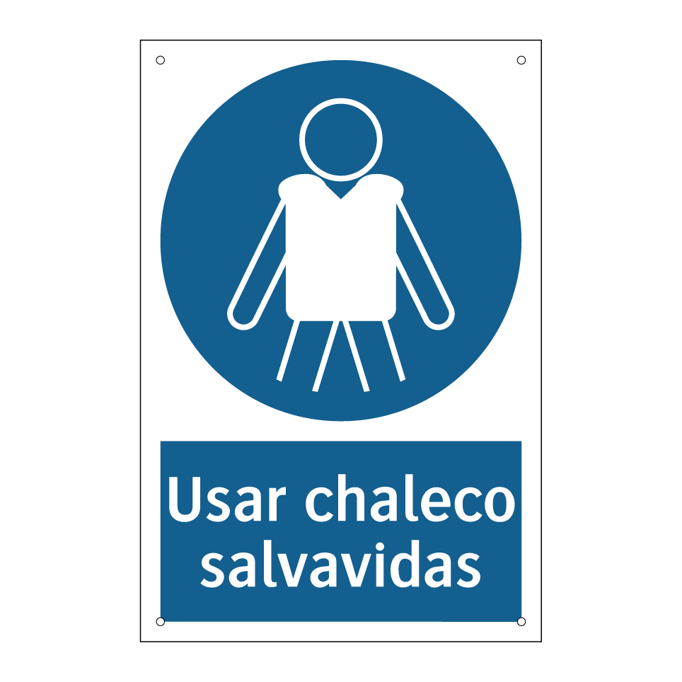 Usar chaleco salvavidas