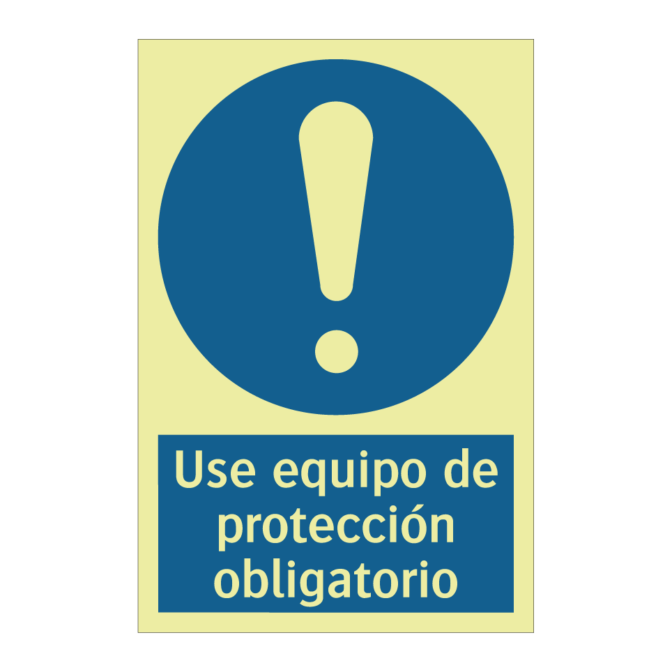Use equipo de protección obligatorio
