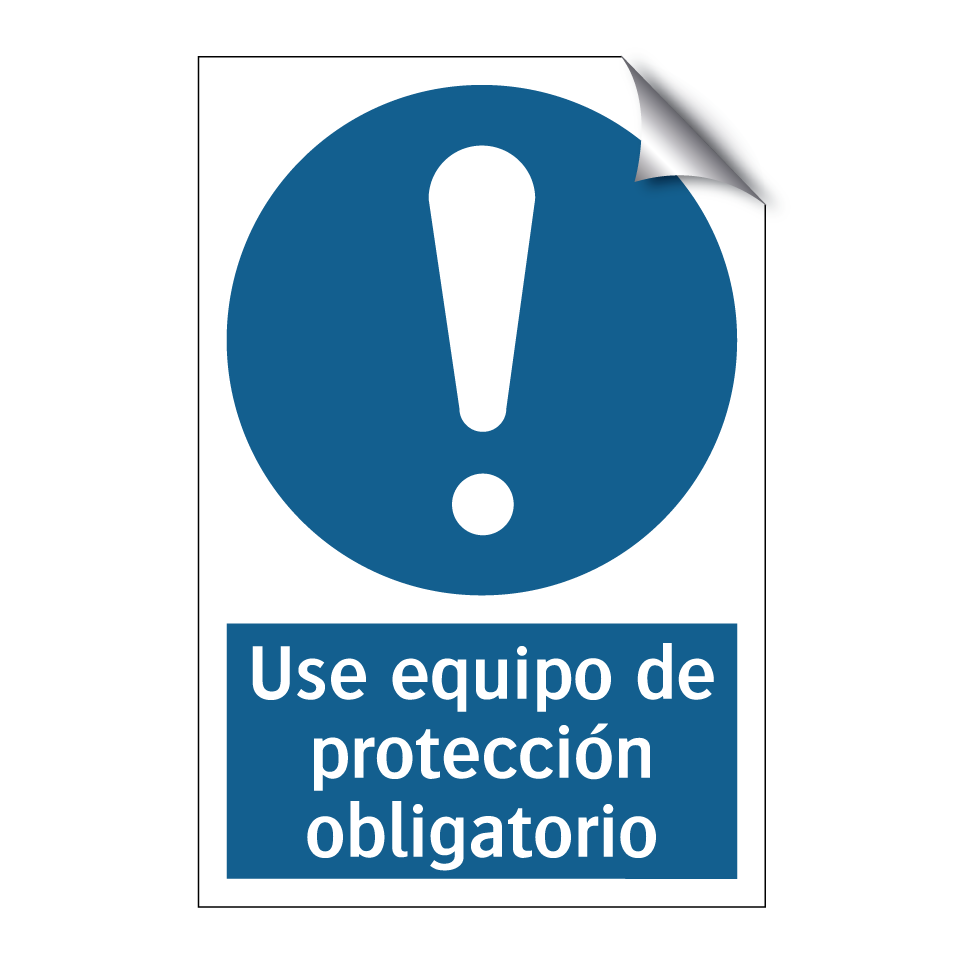 Use equipo de protección obligatorio