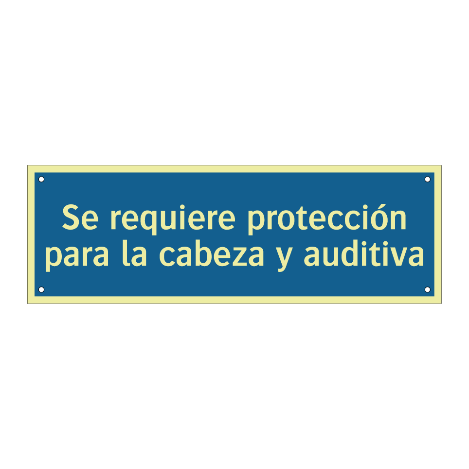 Se requiere protección para la cabeza y auditiva