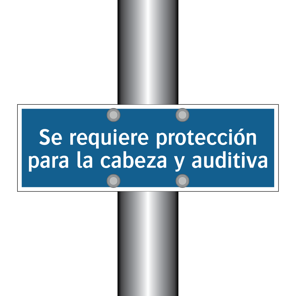 Se requiere protección para la cabeza y auditiva