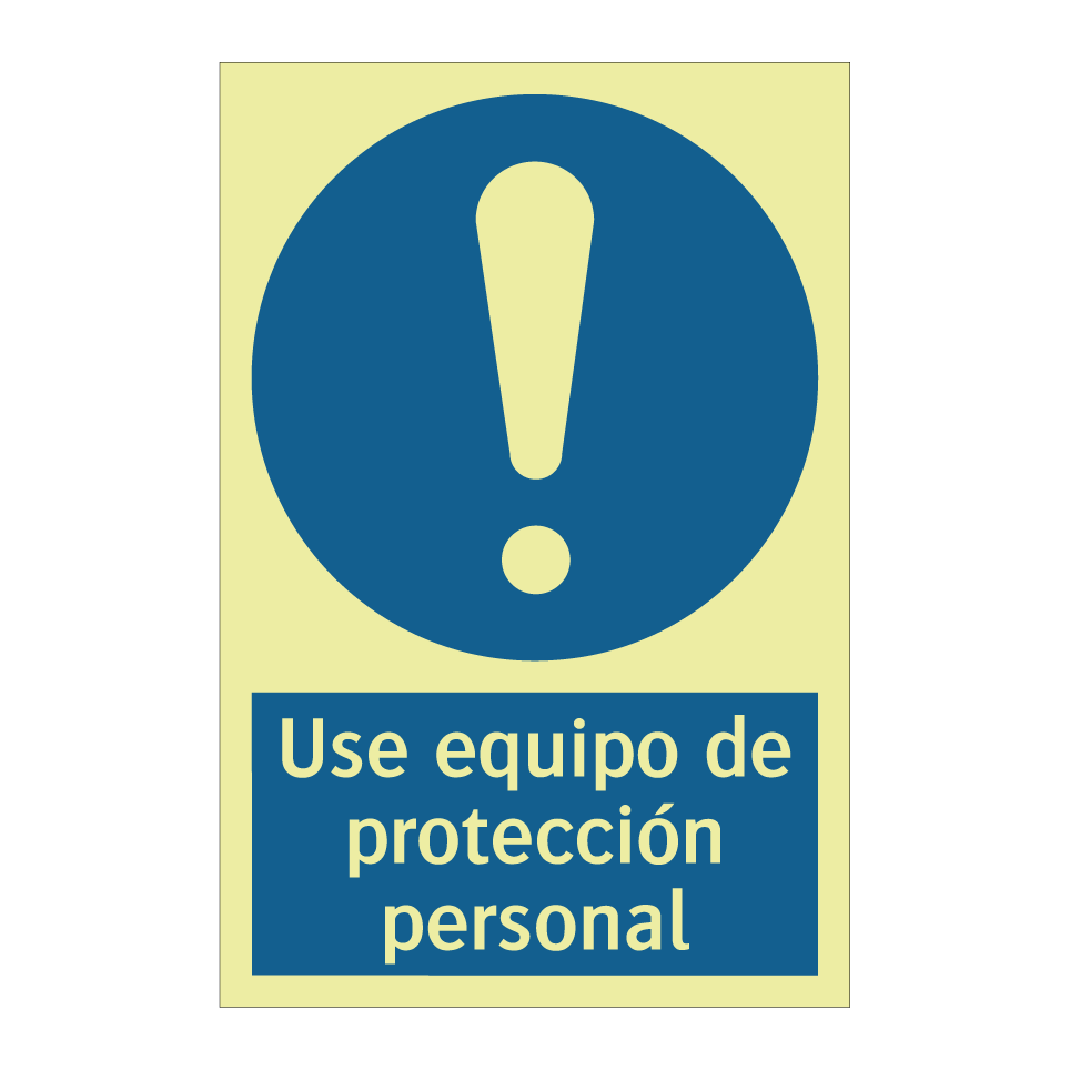 Use equipo de protección personal