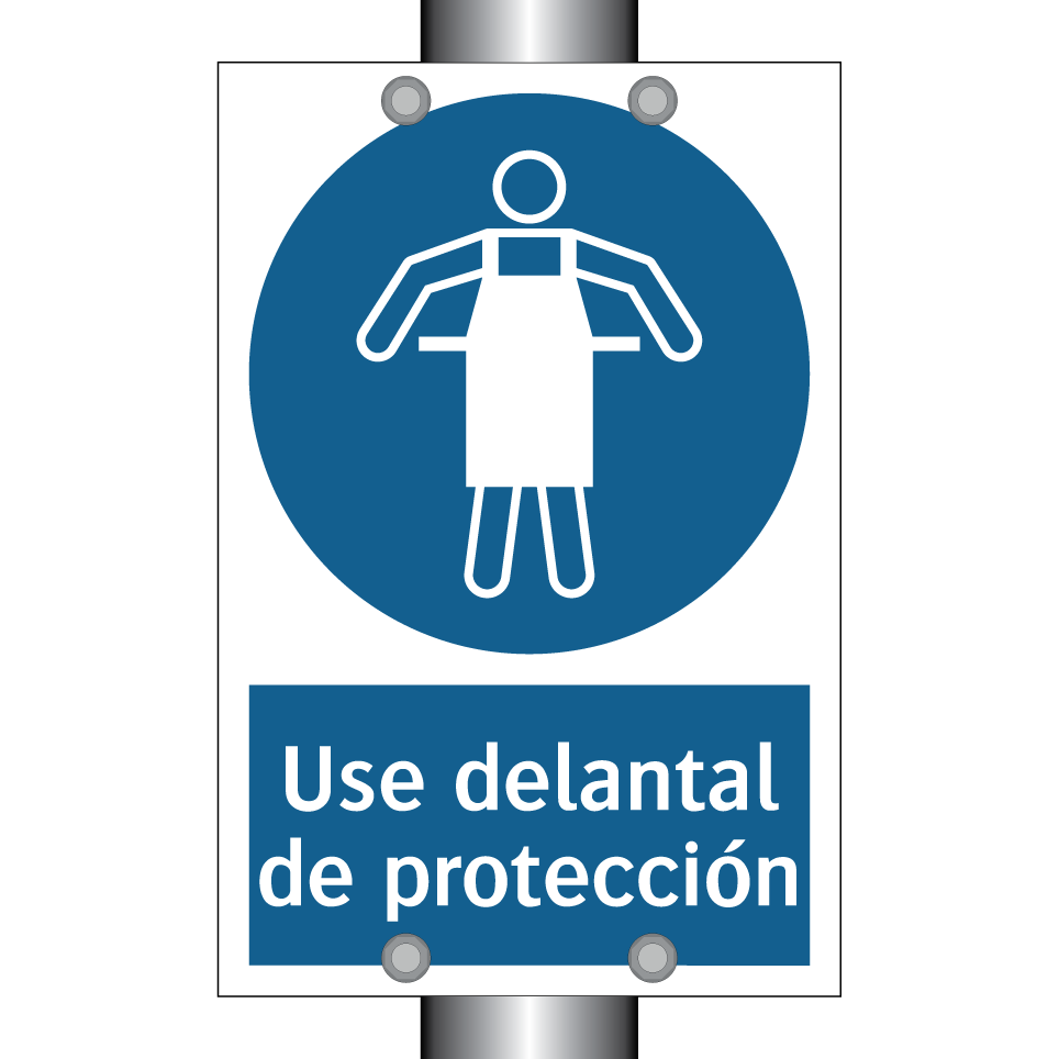 Use delantal de protección