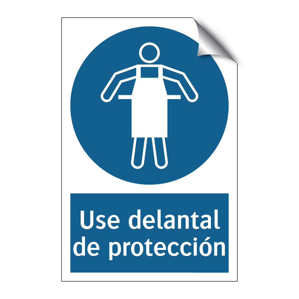 Use delantal de protección