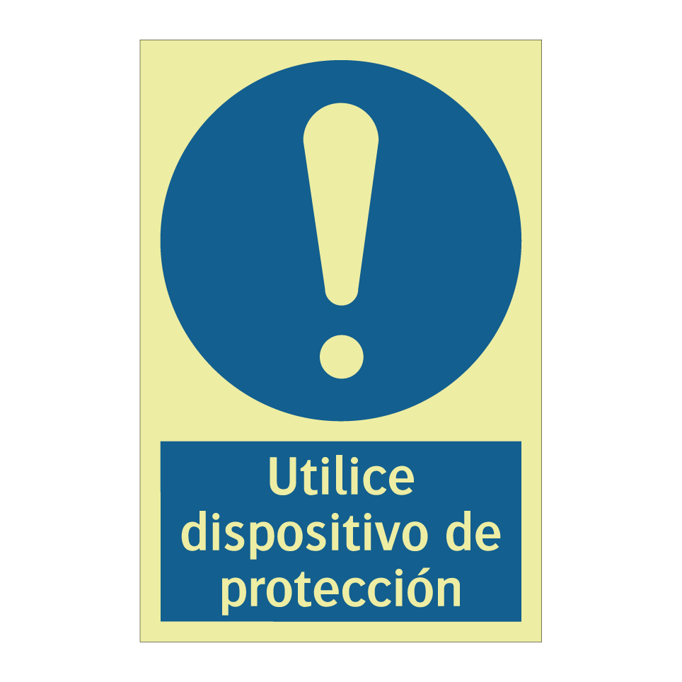 Utilice dispositivo de protección