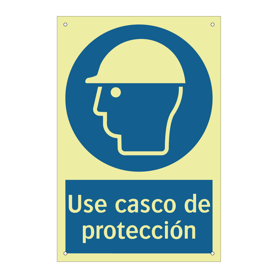 Use casco de protección