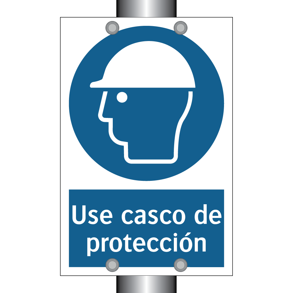 Use casco de protección