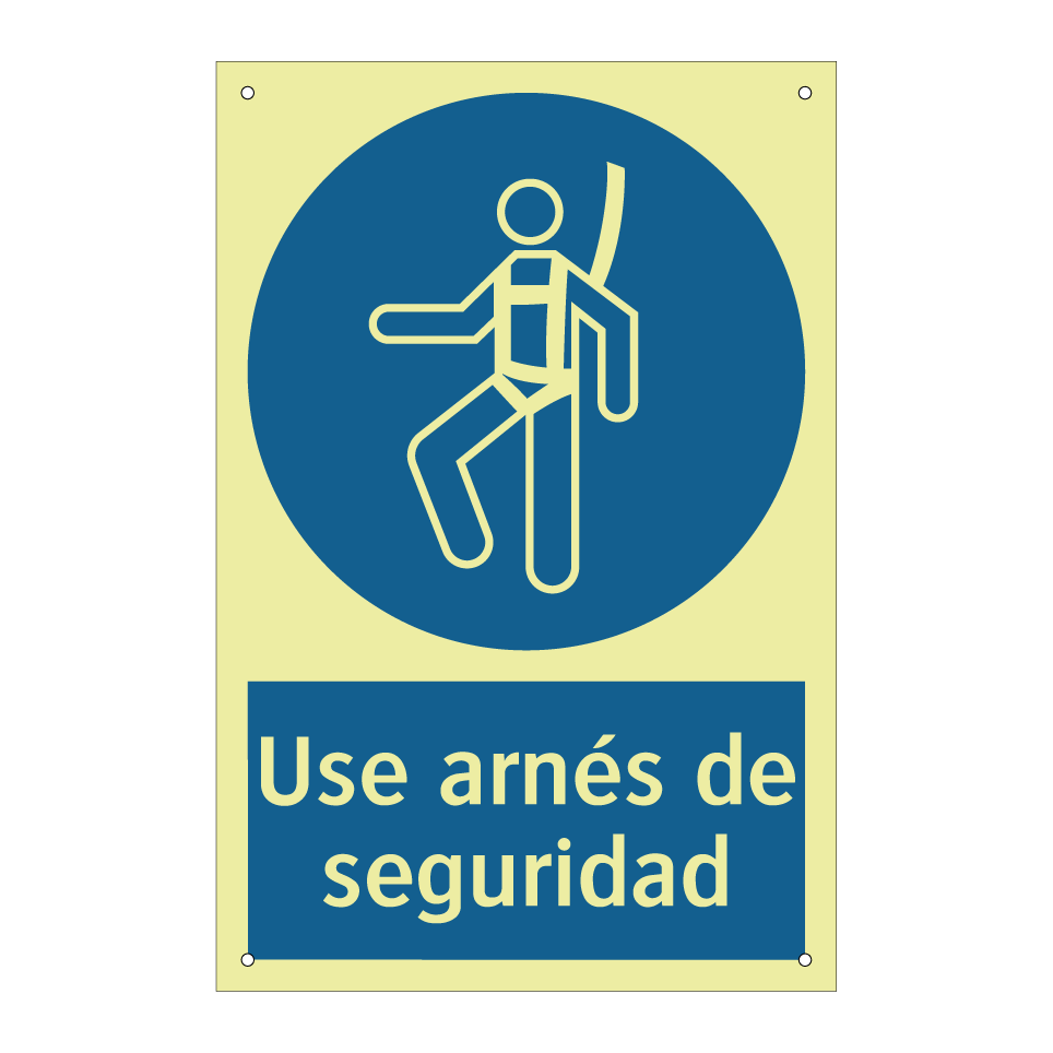 Use arnés de seguridad