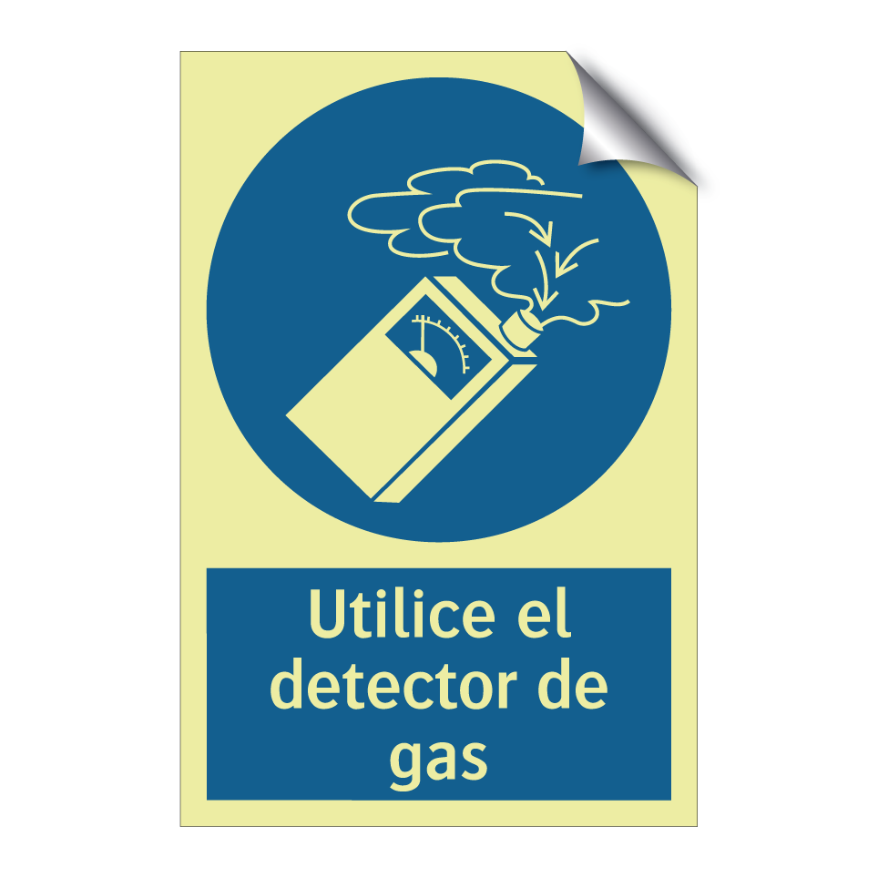 Utilice el detector de gas