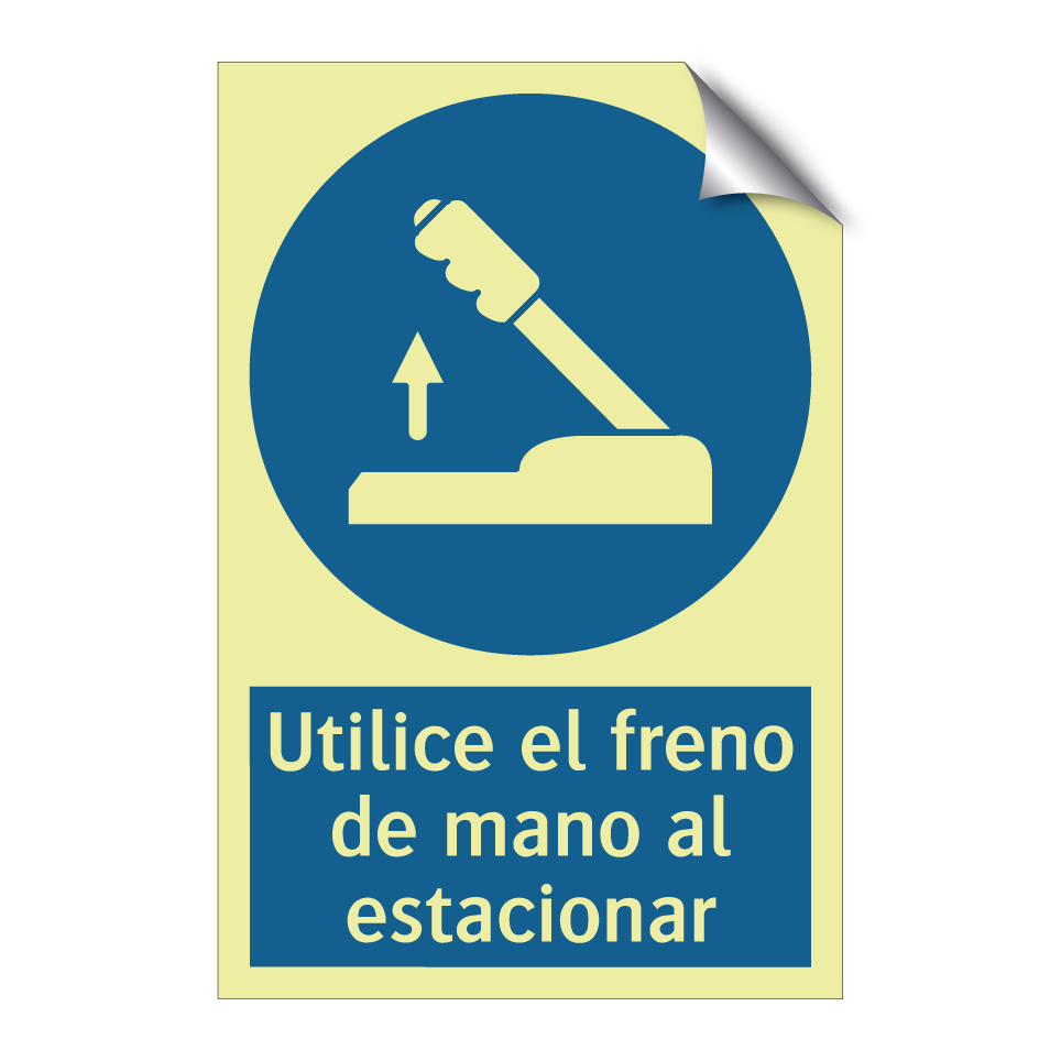 Utilice el freno de mano al estacionar