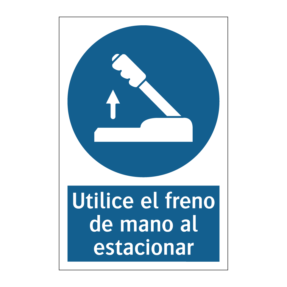 Utilice el freno de mano al estacionar