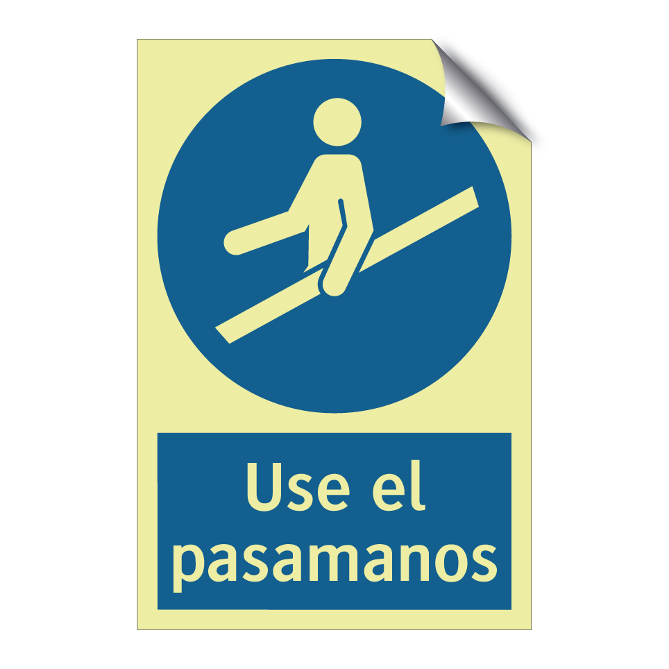 Use el pasamanos
