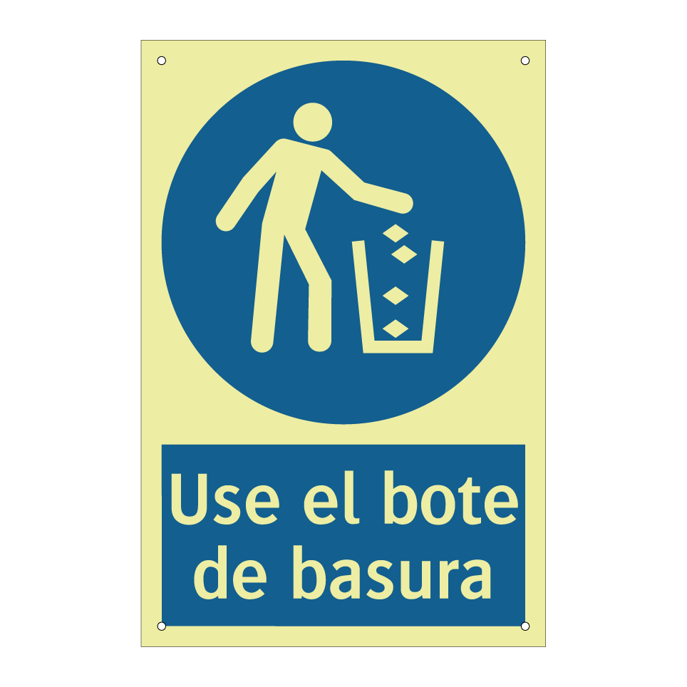 Use el bote de basura