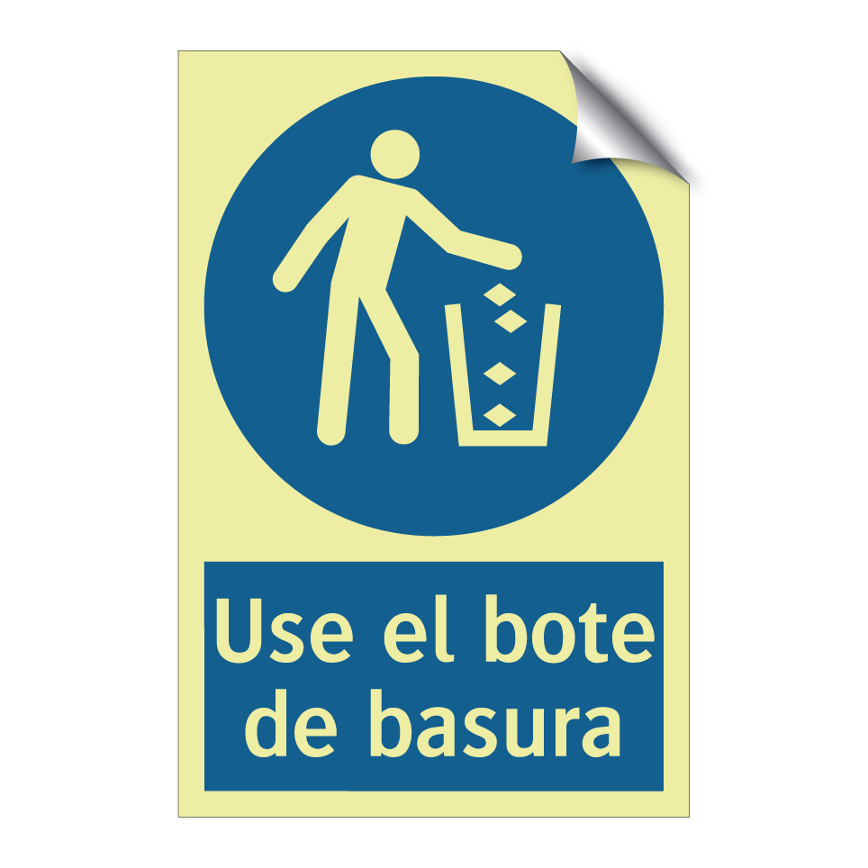 Use el bote de basura
