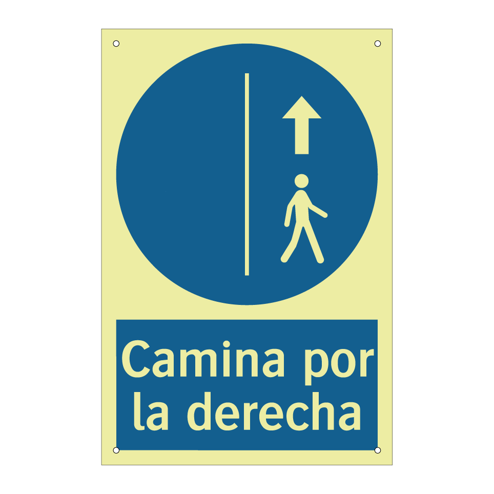 Camina por la derecha