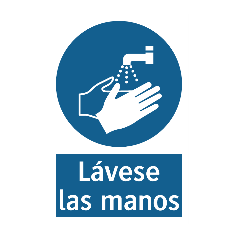 Lávese las manos
