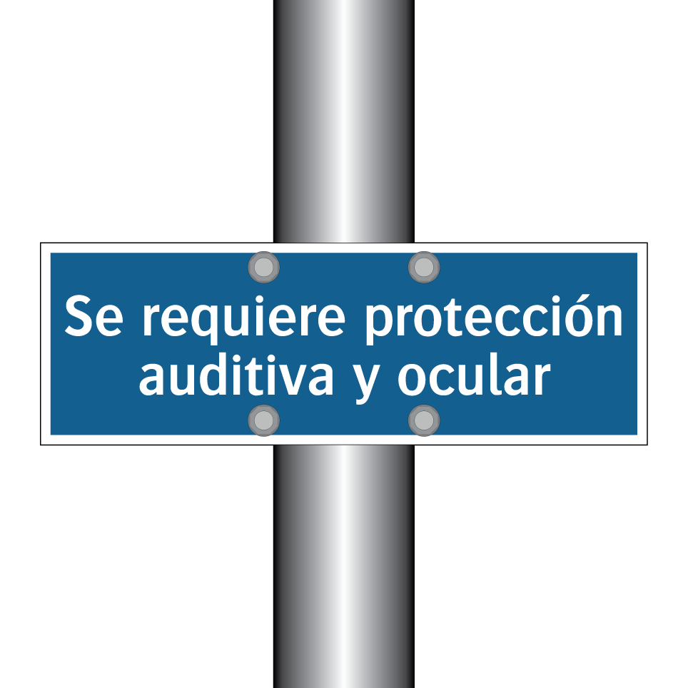 Se requiere protección auditiva y ocular