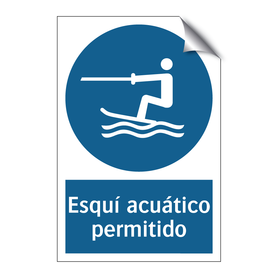 Esquí acuático permitido