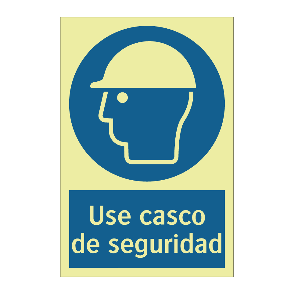 Use casco de seguridad