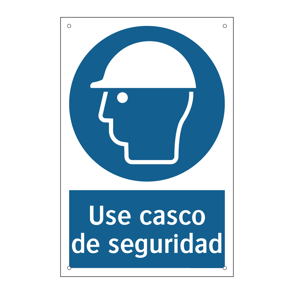 Use casco de seguridad