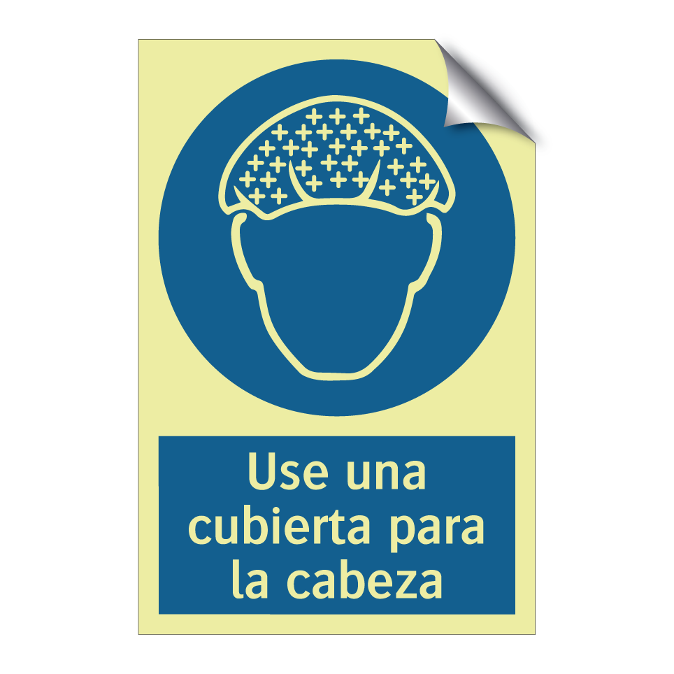 Use una cubierta para la cabeza