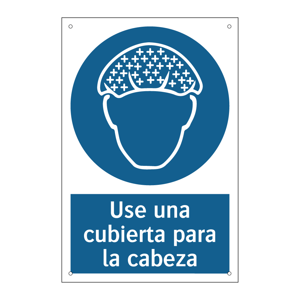 Use una cubierta para la cabeza