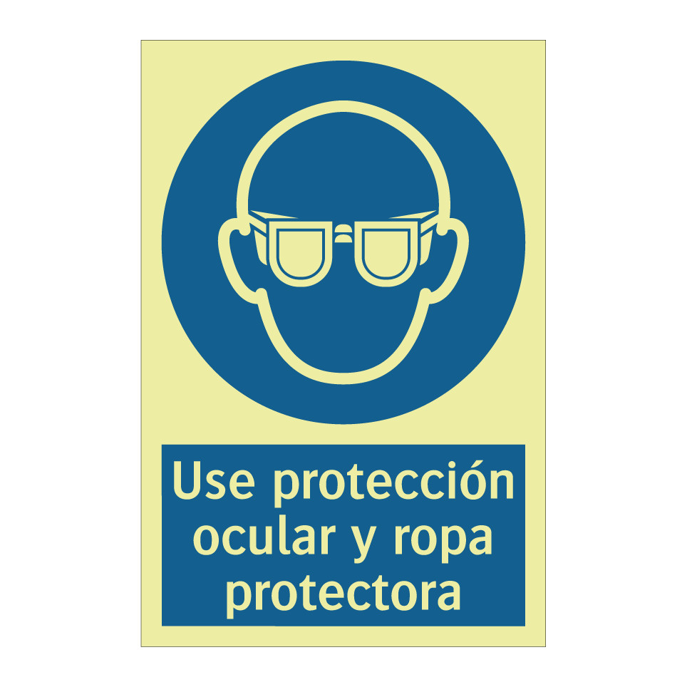 Use protección ocular y ropa protectora
