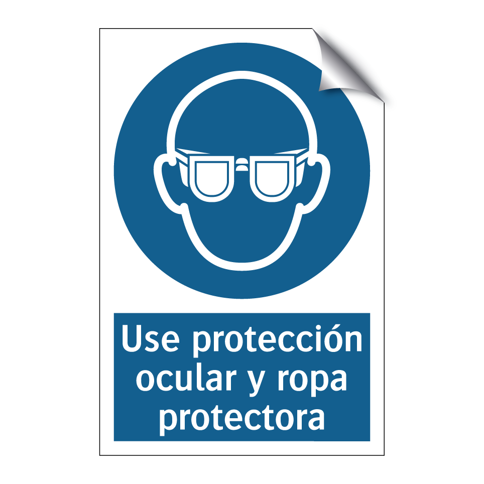 Use protección ocular y ropa protectora