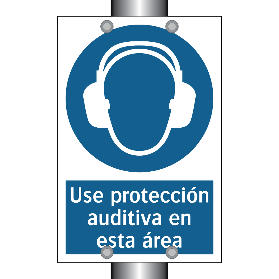 Use protección auditiva en esta área