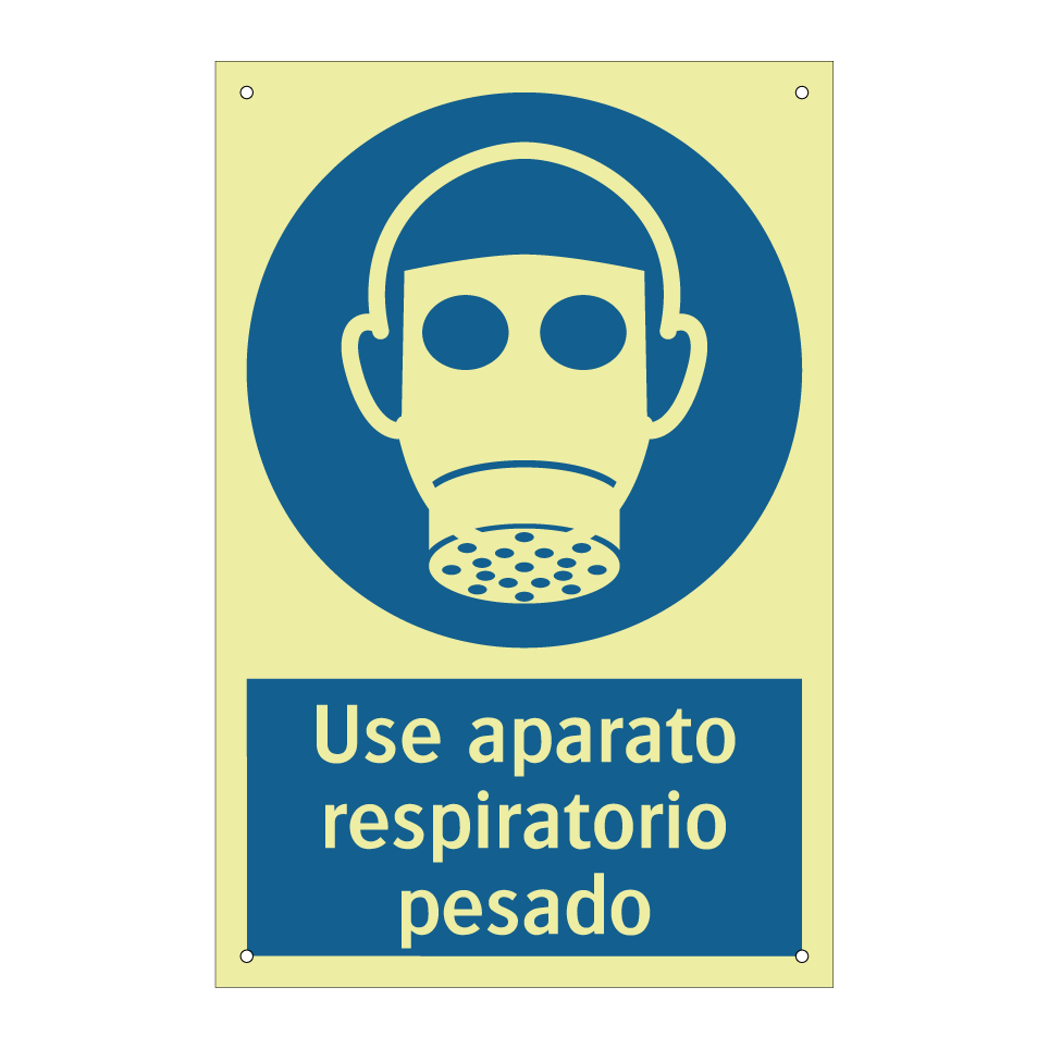 Use aparato respiratorio pesado