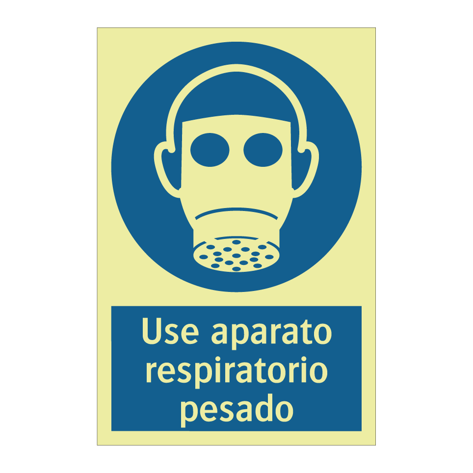 Use aparato respiratorio pesado