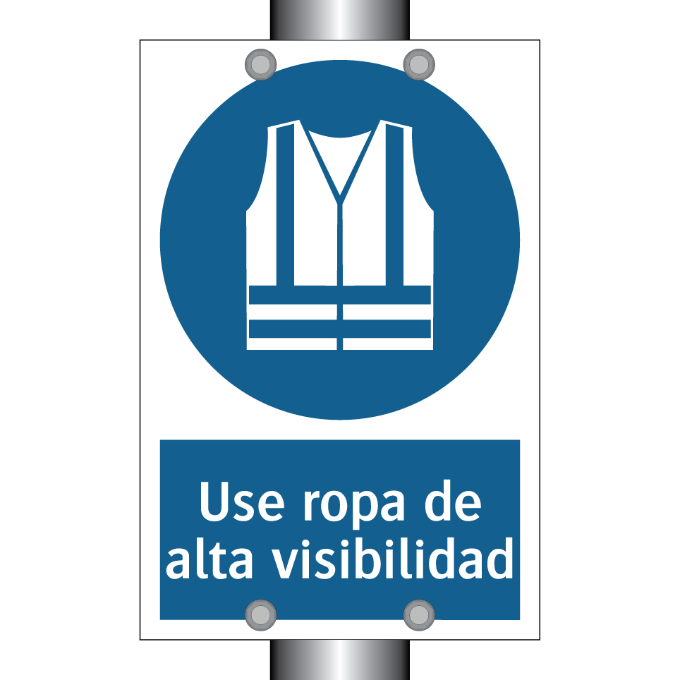 Use ropa de alta visibilidad