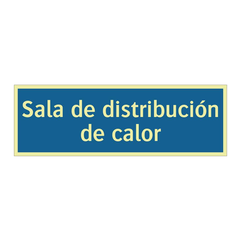 Sala de distribución de calor