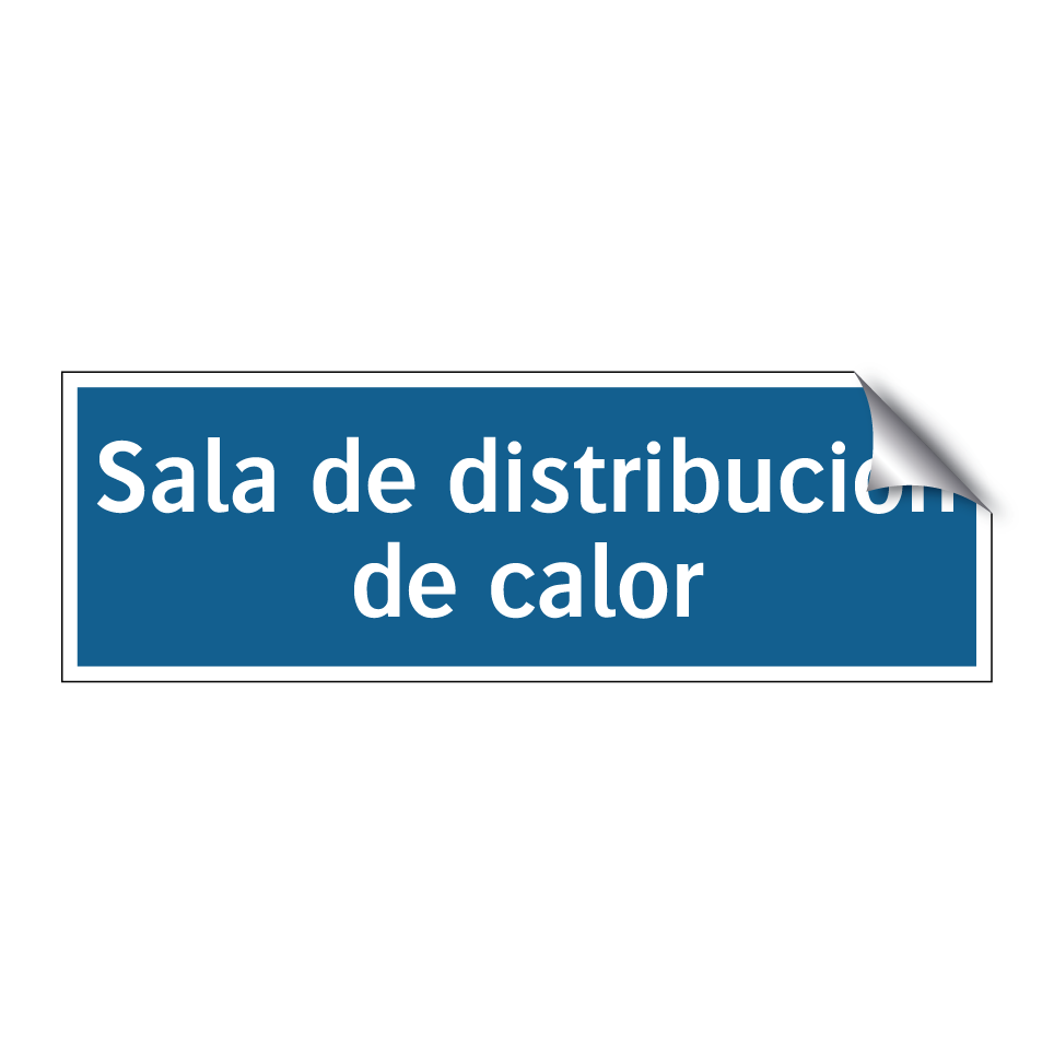 Sala de distribución de calor