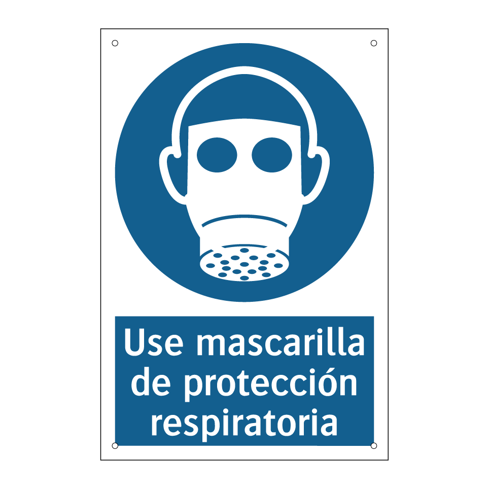 Use mascarilla de protección respiratoria