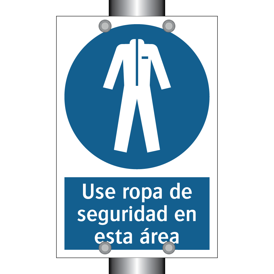 Use ropa de seguridad en esta área