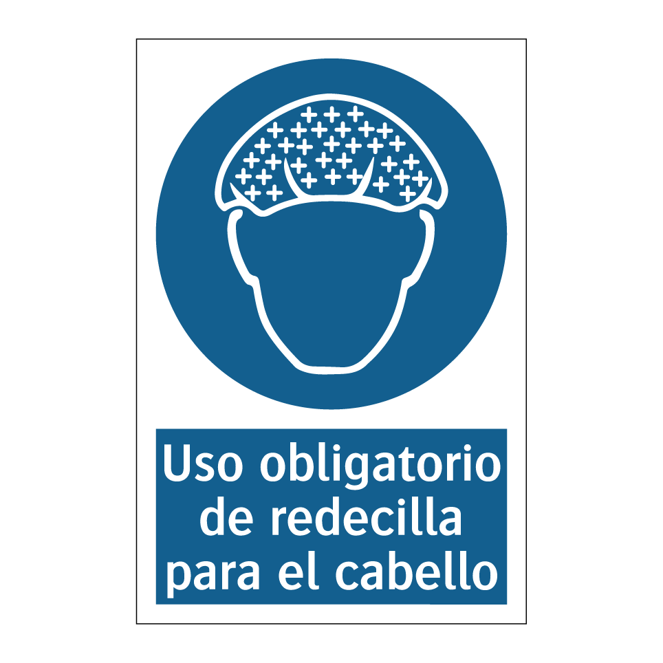 Uso obligatorio de redecilla para el cabello