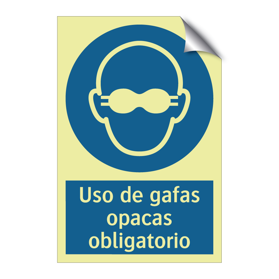 Uso de gafas opacas obligatorio