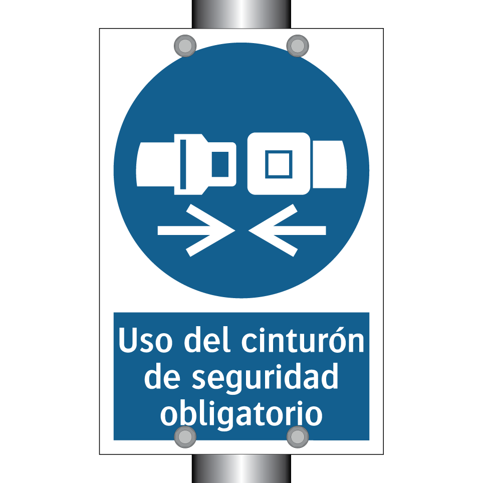 Uso del cinturón de seguridad obligatorio