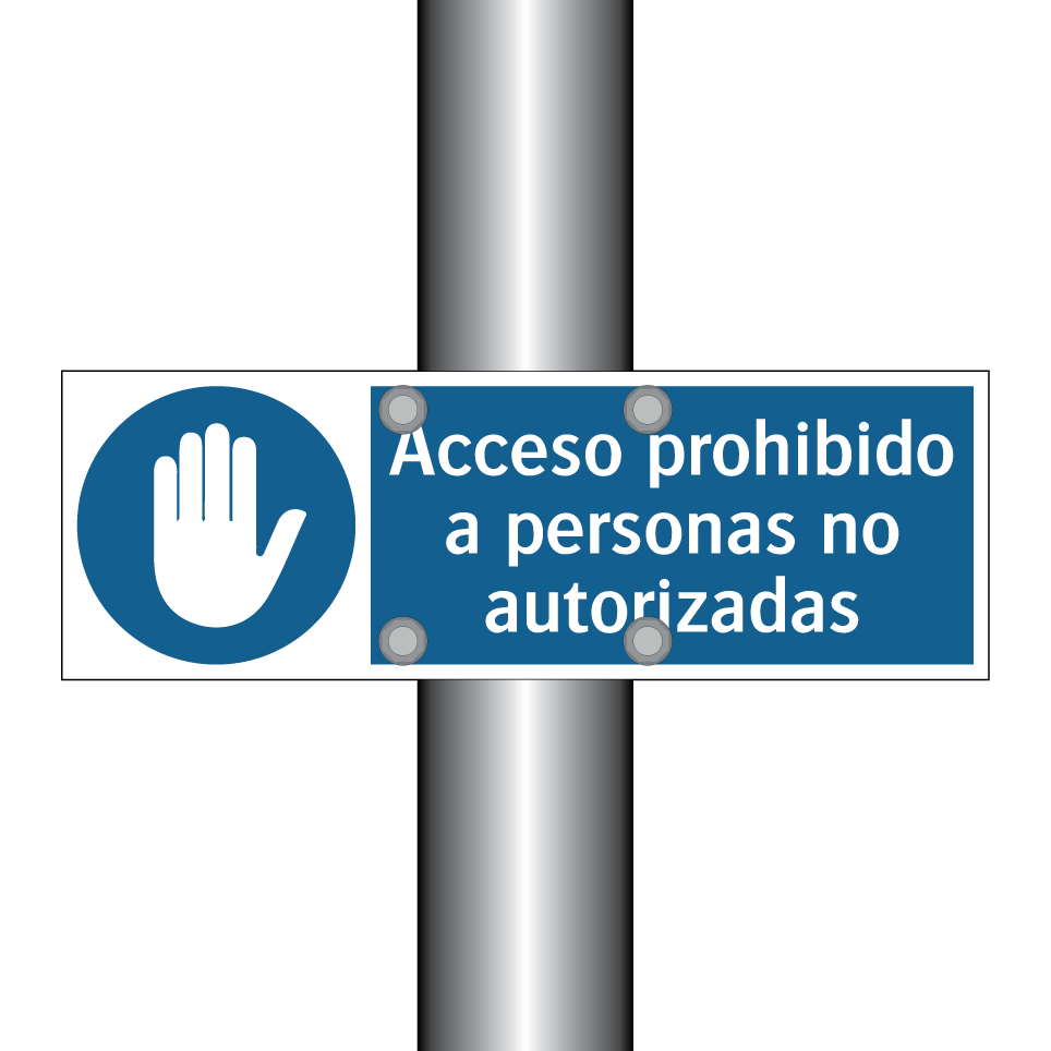 Acceso prohibido a personas no autorizadas