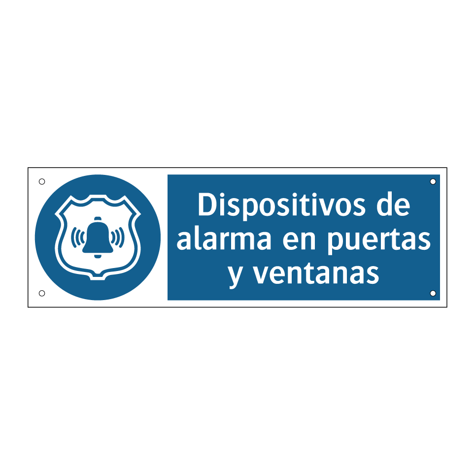 Dispositivos de alarma en puertas y ventanas