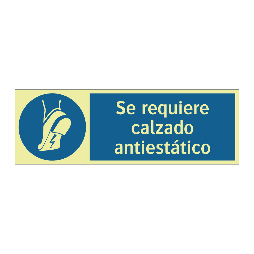 Se requiere calzado antiestático