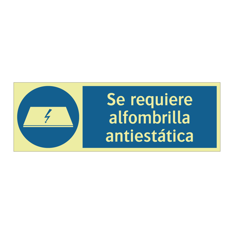 Se requiere alfombrilla antiestática