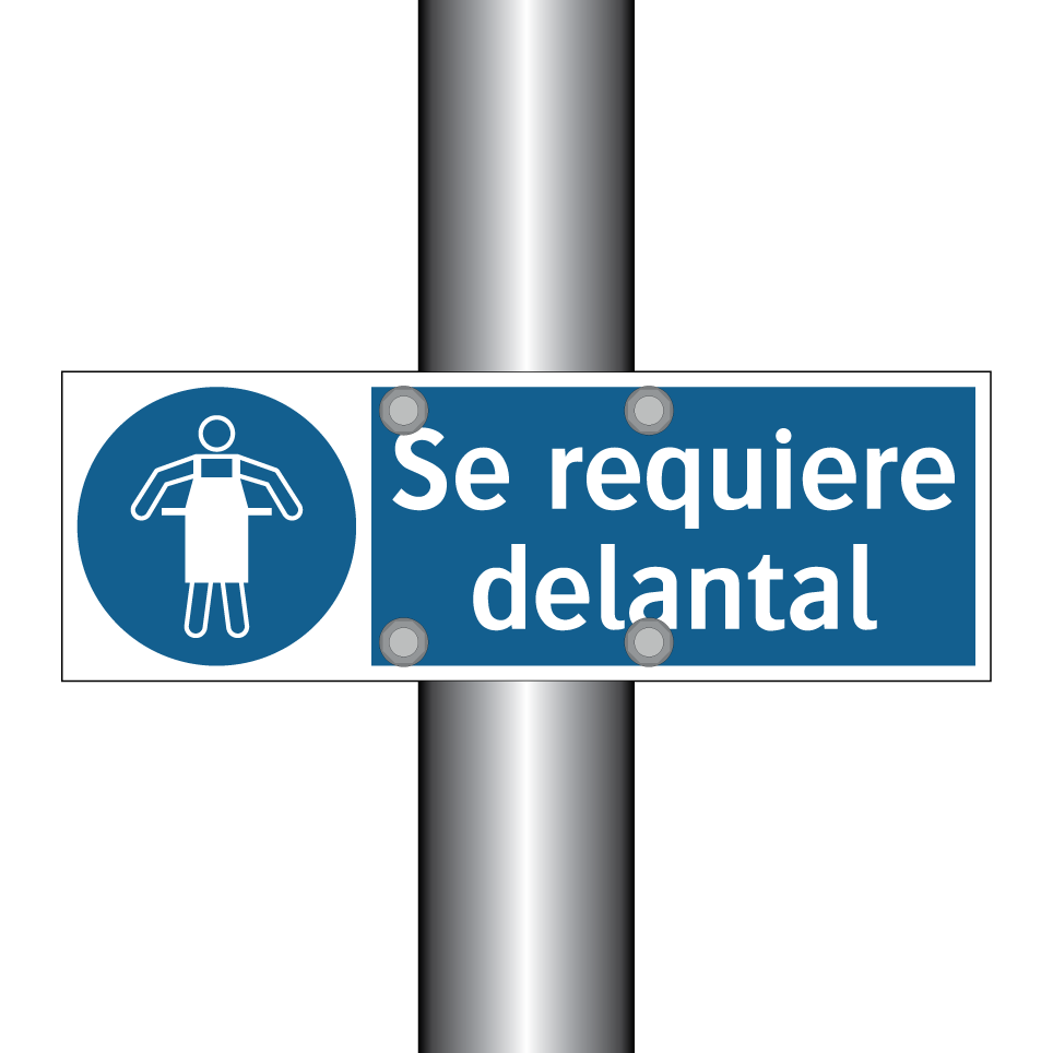Se requiere delantal