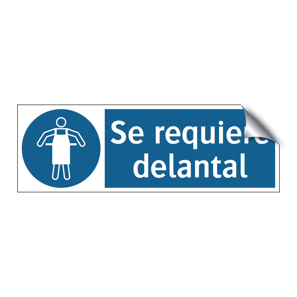 Se requiere delantal