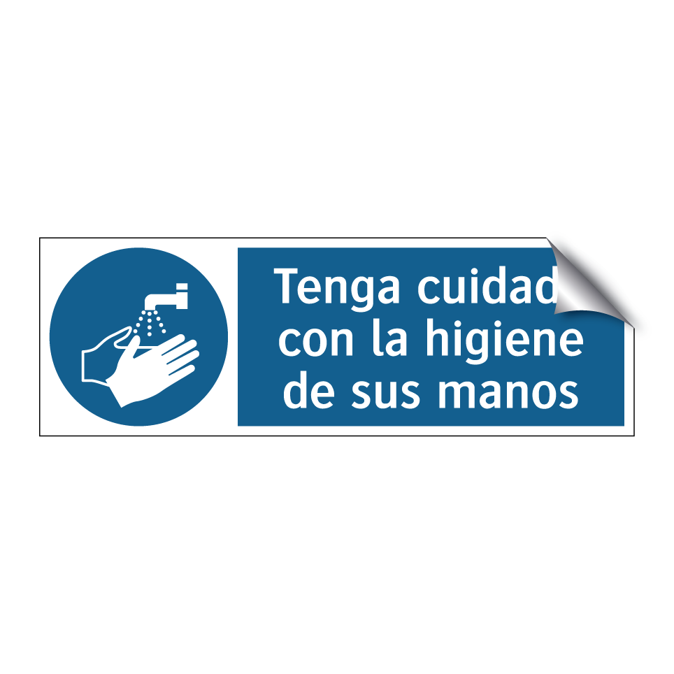 Tenga cuidado con la higiene de sus manos