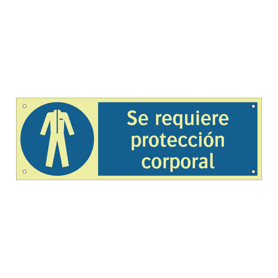 Se requiere protección corporal