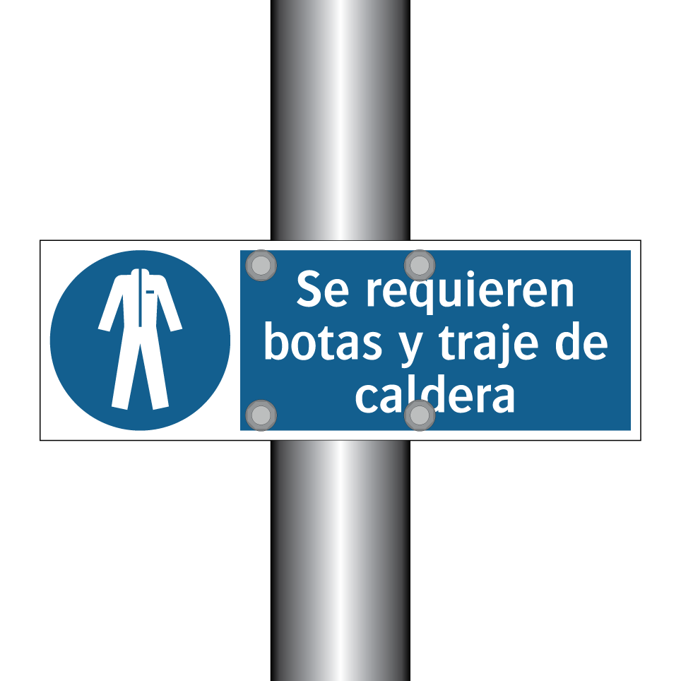 Se requieren botas y traje de caldera