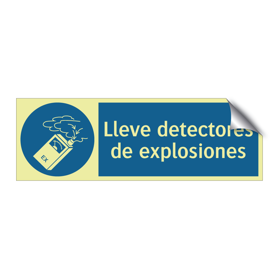 Lleve detectores de explosiones